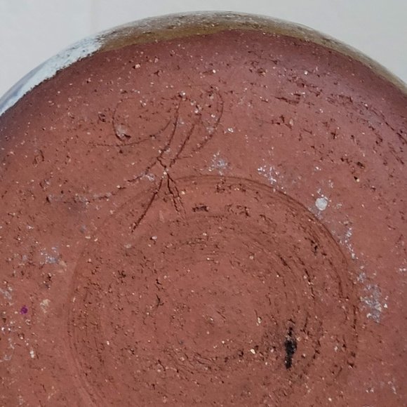 Vintage Blue and White Terracotta Creamer - Signed Studio Pottery - Picture 6 of 12